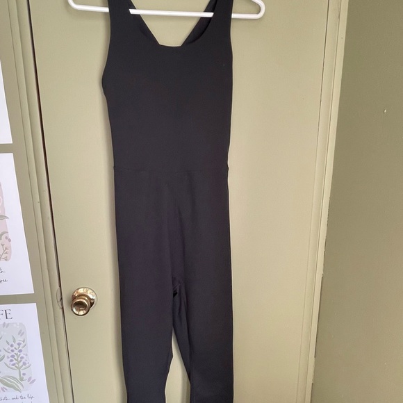Fabletics Pants - Fabletics Black Define Jumpsuit Sz Med